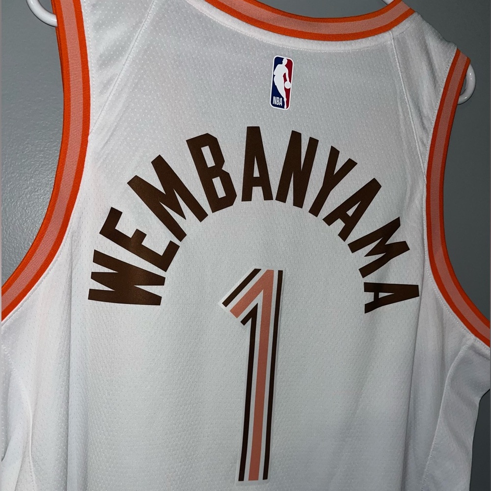 San Antonio Spurs Victor Wembanyama Authentic Nike Swingman City Edition Jersey - Picture 3 of 9